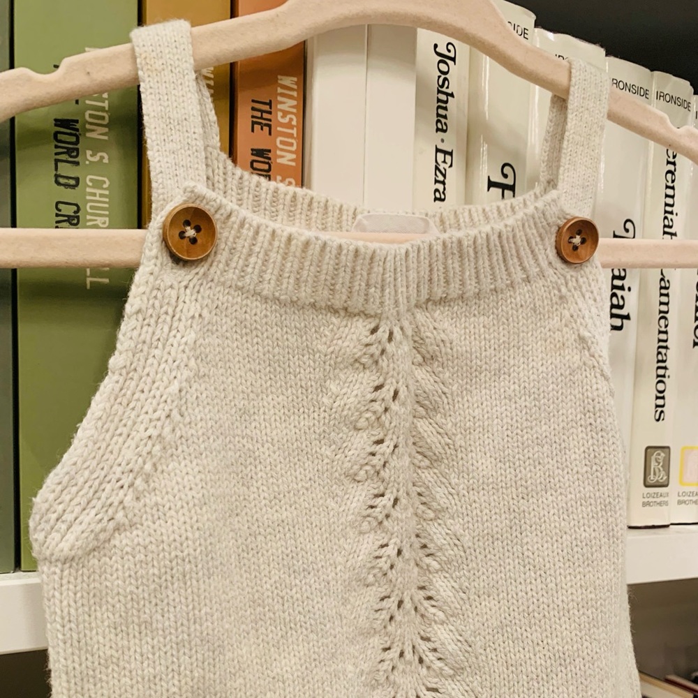 Jamie Kay Knit Sleeveless Onesie